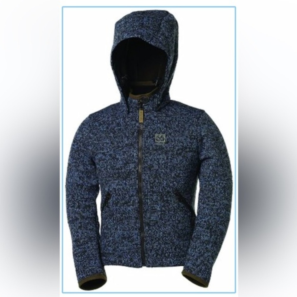 66* North Vindur wool blend fleece lined hooded jacket 12 youth